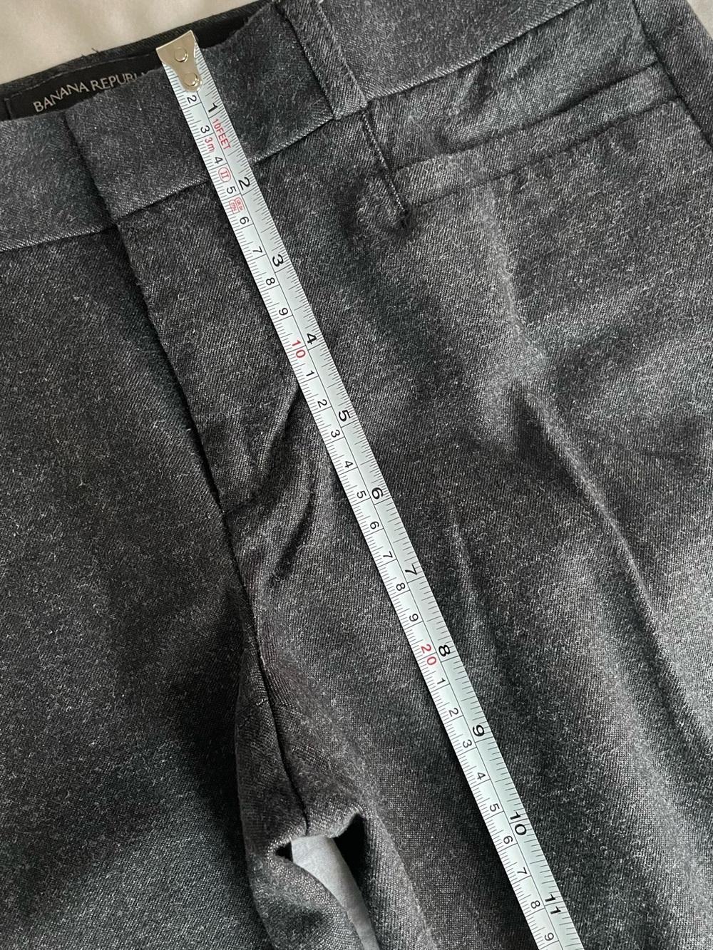 Banana Republic Sloane Dark Gray Ankle Trousers - Picture 8 of 8